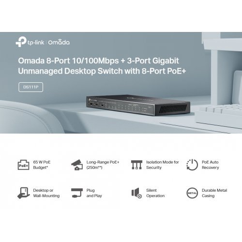 Суич TP-Link DS111P (снимка 5)