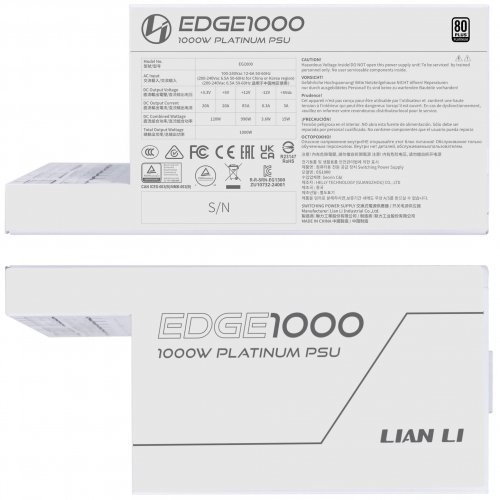 Захранващ блок Lian-Li G9P.EG1000.WE00.EU (снимка 7)