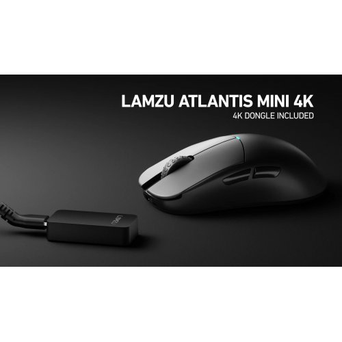 Мишка Lamzu LAMZU-ATLANTIS-M-4K-BLK (снимка 6)