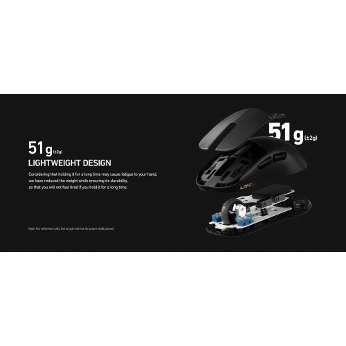 Мишка Lamzu LAMZU-ATLANTIS-M-4K-BLK (снимка 7)