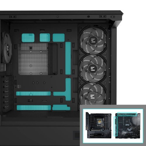 Компютърна кутия Zalman ZM-P50-DS-BK (снимка 19)