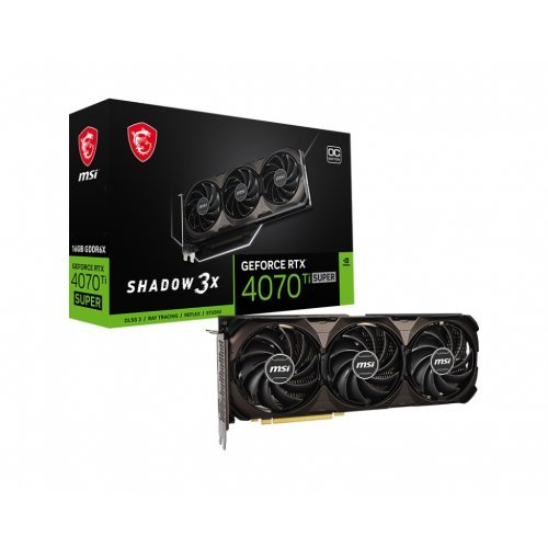 Видео карта MSI RTX4070TI SUPER 16G SHADOW 3X OC 912-V513-886 (снимка 1)