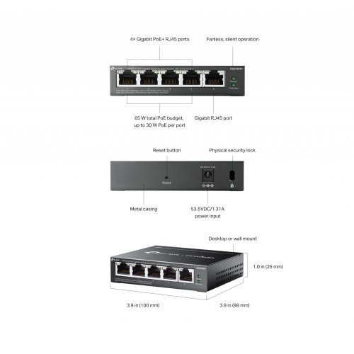 Суич TP-Link ES205GP (снимка 10)
