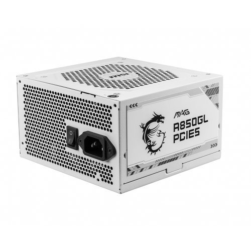 Захранващ блок MSI MAG A850GL PCIE5 WHITE (снимка 3)