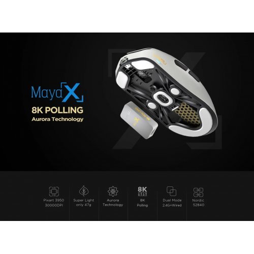 Мишка Lamzu LAMZU-MAYA-X-PRP (снимка 12)