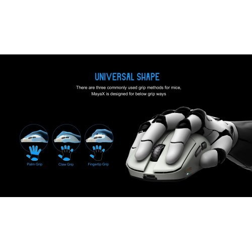 Мишка Lamzu LAMZU-MAYA-X-GREY (снимка 9)