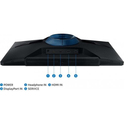 Монитор Samsung LS24DG300EUXEN (снимка 8)