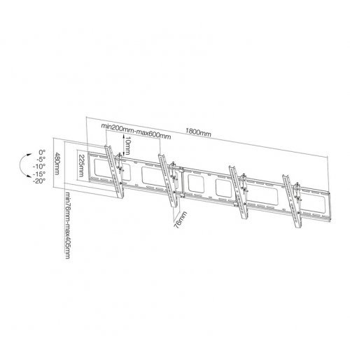 Стойки и стендове > NEOMOUNTS BY NEWSTAR NS-WMB200BLACK (снимка 11)