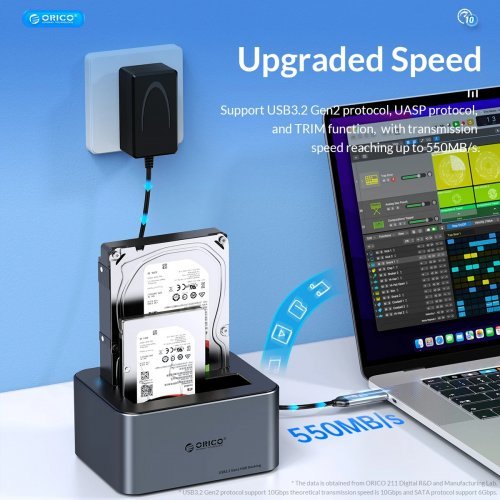 Кутия за диск Orico 6626C3-C-V1 (снимка 8)