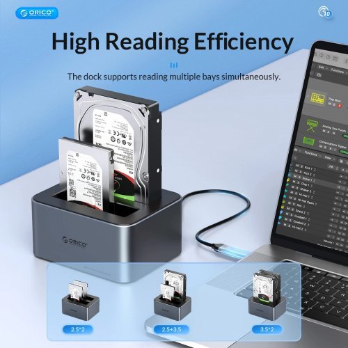 Кутия за диск Orico 6626C3-C-V1 (снимка 9)