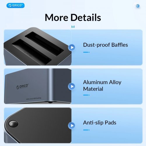 Кутия за диск Orico 6626C3-C-V1 (снимка 15)