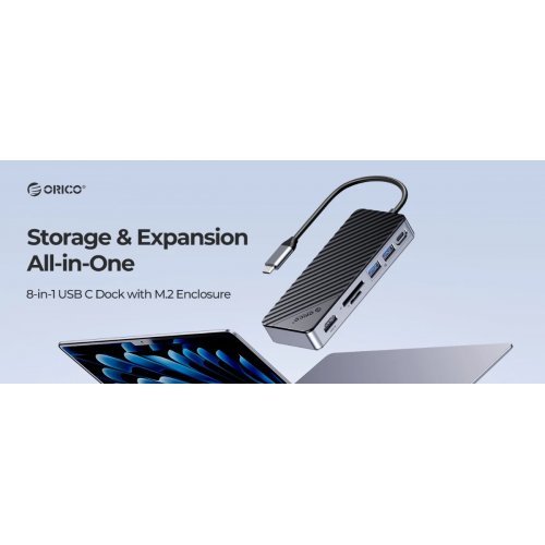 Докинг станция Orico OM28P-G2-BK (снимка 3)