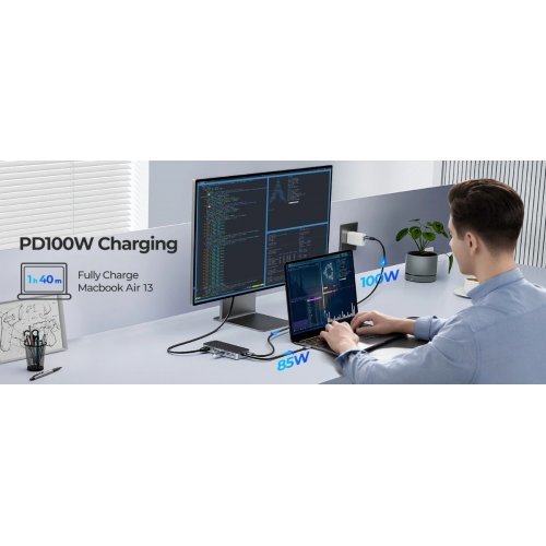 Докинг станция Orico OM28P-G2-BK (снимка 5)