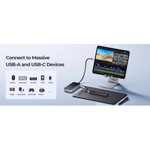 Докинг станция Orico OM28P-G2-BK (снимка 9)