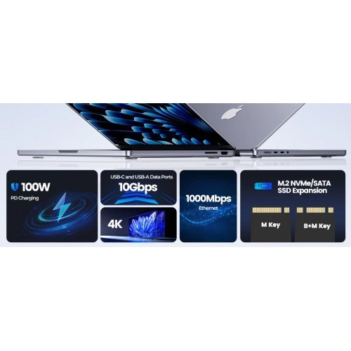 Докинг станция Orico OM28PR-G2-BK (снимка 4)