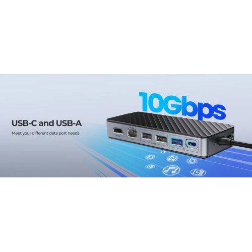 Докинг станция Orico OM28PR-G2-BK (снимка 5)