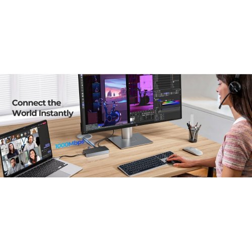 Докинг станция Orico OM28PR-G2-BK (снимка 8)