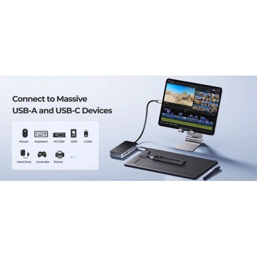 Докинг станция Orico OM28PR-G2-BK (снимка 12)