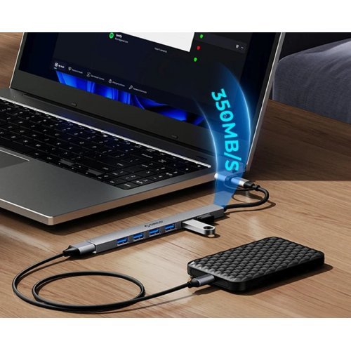 USB хъб Orico YSA2-U3-GY (снимка 3)