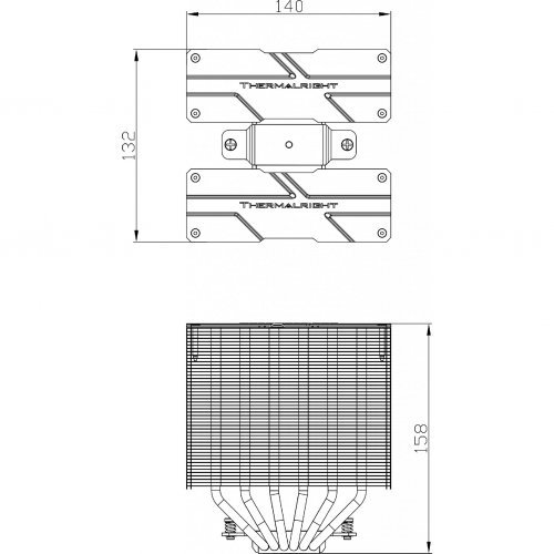 Охлаждане Thermalright PEERLESS-ASSASSIN-140-WH (снимка 9)