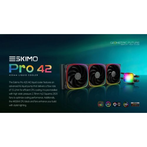 Охлаждане Geometric Future GEO-ESKIMO-PRO-42W (снимка 9)