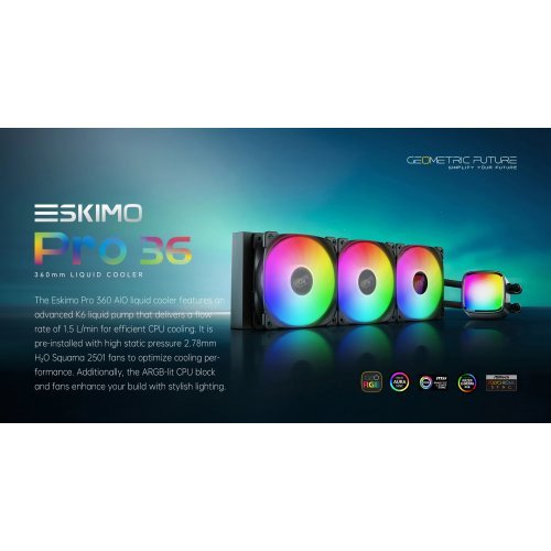 Охлаждане Geometric Future GEO-ESKIMO-PRO-36W (снимка 10)