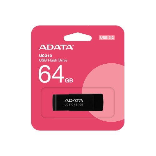 USB флаш памет Adata UC310-64G-RBK (снимка 1)
