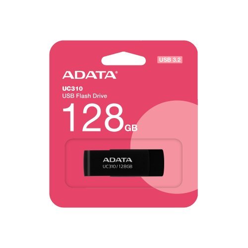 USB флаш памет Adata UC310-128G-RBK (снимка 1)