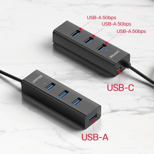 USB хъб Unitek Y-3089V01 (снимка 3)