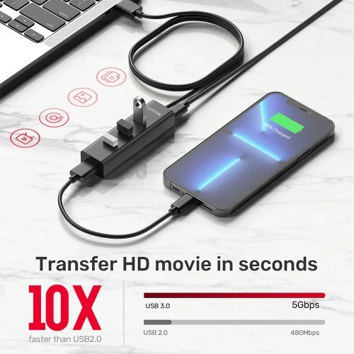 USB хъб Unitek Y-3089V01 (снимка 6)