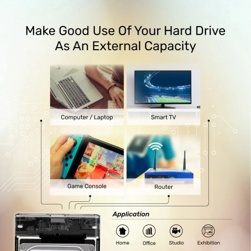 Кутия за диск Unitek S1103A (снимка 8)