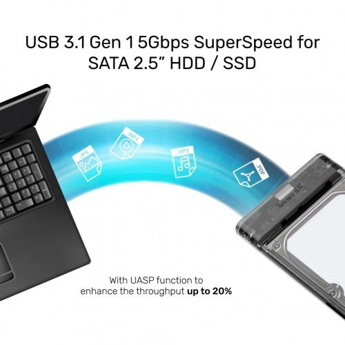 Кутия за диск Unitek S1103A (снимка 9)