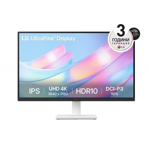 Монитор LG 27US500-W (снимка 1)