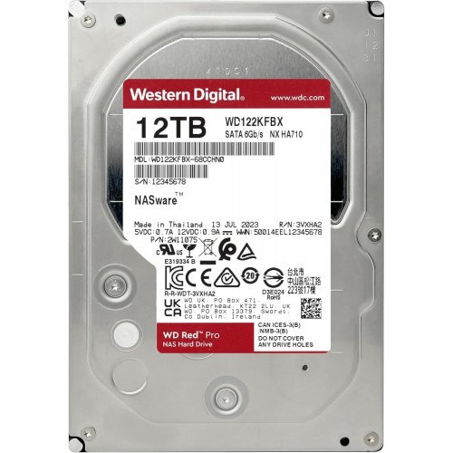 Твърд диск Western Digital WD122KFBX (снимка 2)