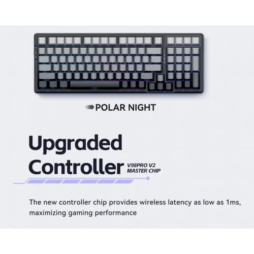 Клавиатура VGN V98-PRO-V2-LIMITED-BK-GL (снимка 2)