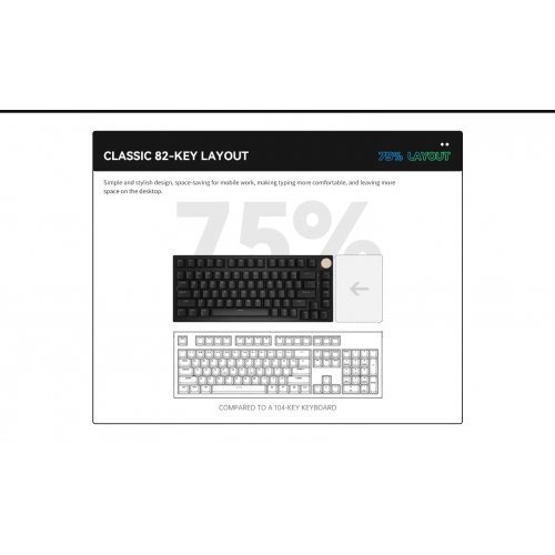 Клавиатура VGN N75-PRO-GREY-BL (снимка 8)