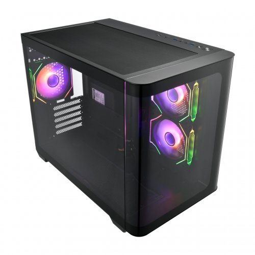 Компютърна кутия Fortron S380-BA M-ATX MID TOWER BLACK (снимка 2)