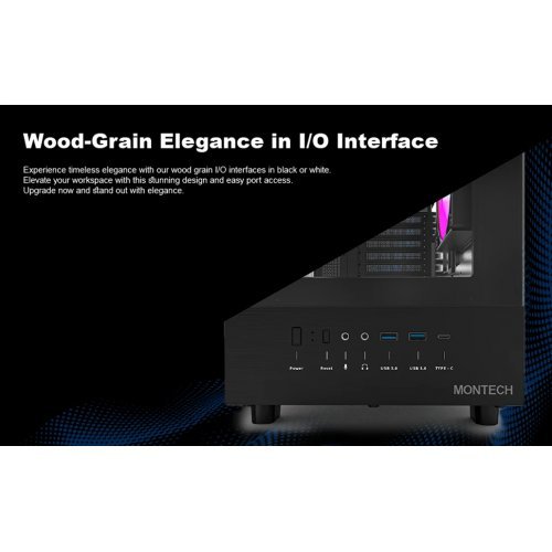 Компютърна кутия Montech MONTECH-XR-B (снимка 8)