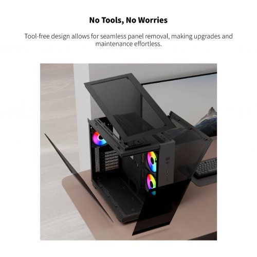 Компютърна кутия Montech MONTECH-KING-65-PRO-B (снимка 9)