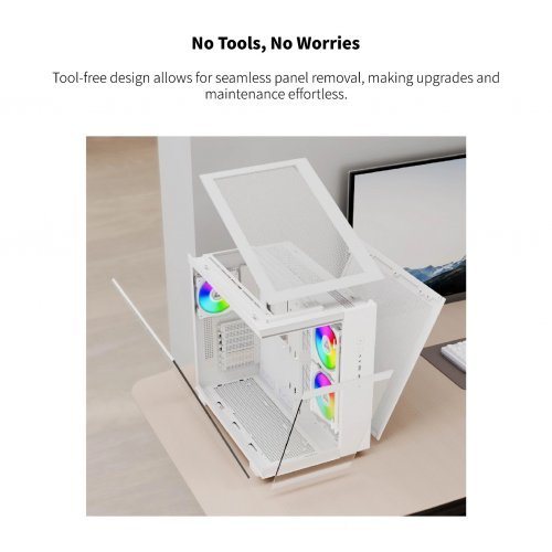 Компютърна кутия Montech MONTECH-KING-65-PRO-W (снимка 9)