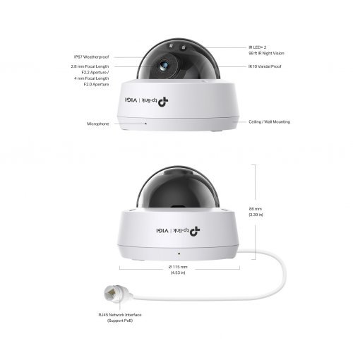 IP камера TP-Link IGI C220I(4mm) (снимка 3)