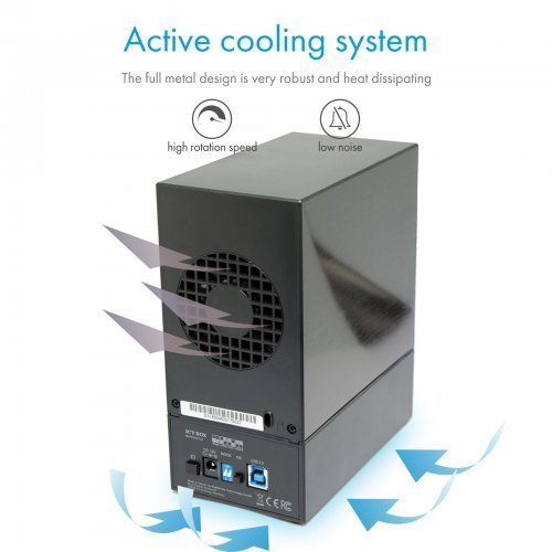 NAS устройство ICYBOX IB-RD3621U3 (снимка 5)