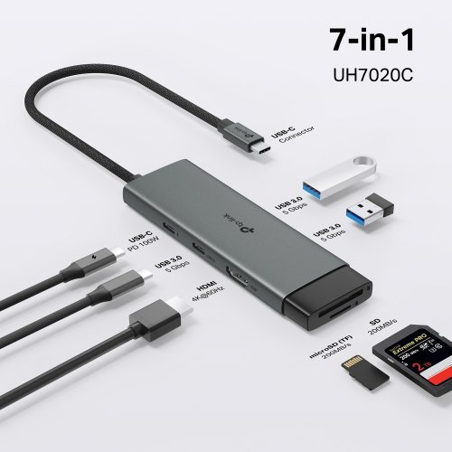 USB хъб TP-Link UH7020C (снимка 3)