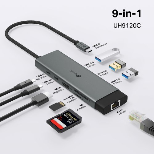 USB хъб TP-Link UH9120C (снимка 4)