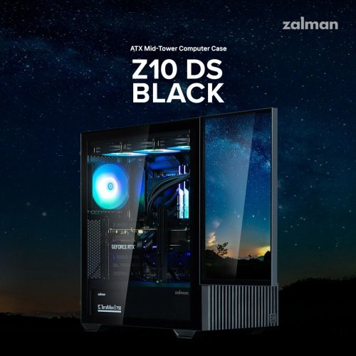 Компютърна кутия Zalman ZM-Z10-DS-BK (снимка 18)