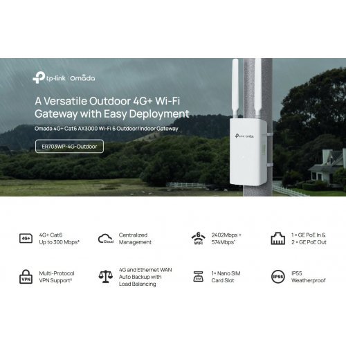 Безжичен рутер TP-Link ER703WP-4G-Outdoor (снимка 11)