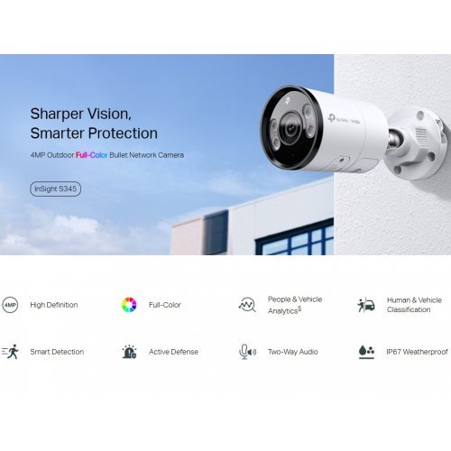 IP камера TP-Link InSight S345(6mm) (снимка 6)