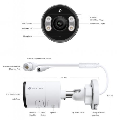 IP камера TP-Link InSight S385(2.8mm) (снимка 8)