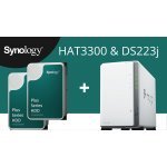 NAS устройство Synology DS223J/2XHAT3300-4T