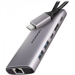 USB хъб AXAGON HMC-6G2L